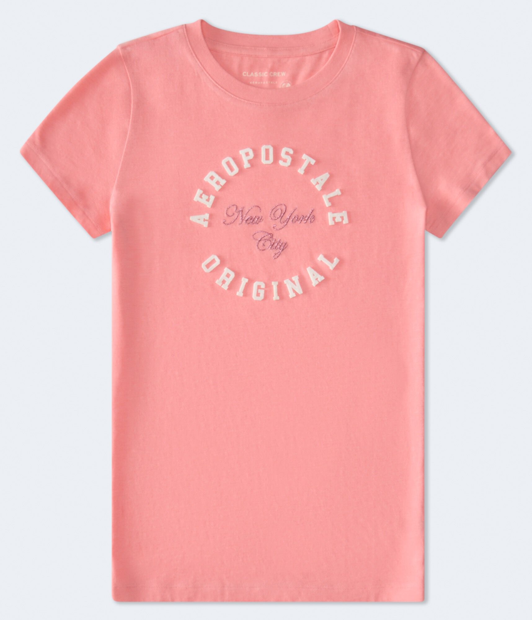 Aeropostale Circle Glitter Graphic Tee