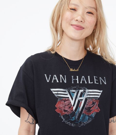 Van Halen Roses Graphic Tee Van Halen Roses Graphic Tee
