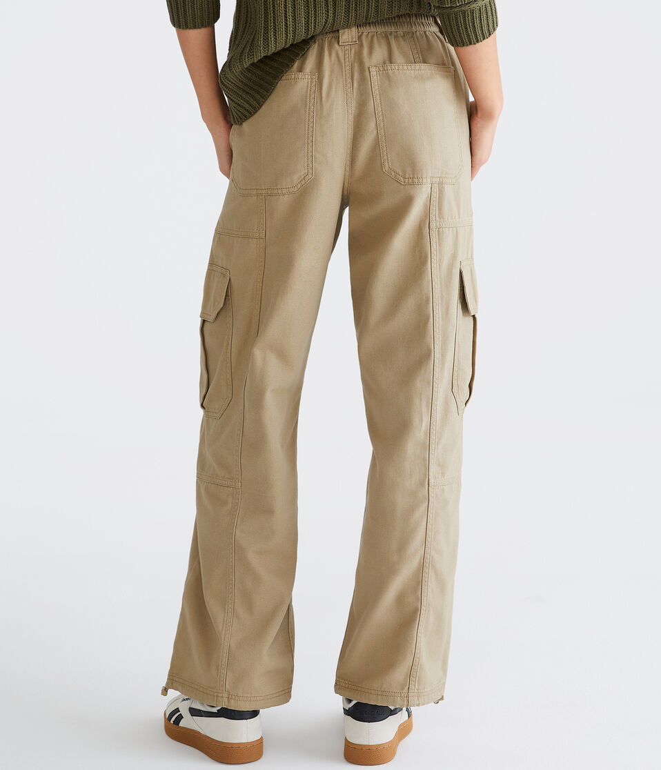 Cinched Hem Utility Cargo Pants
