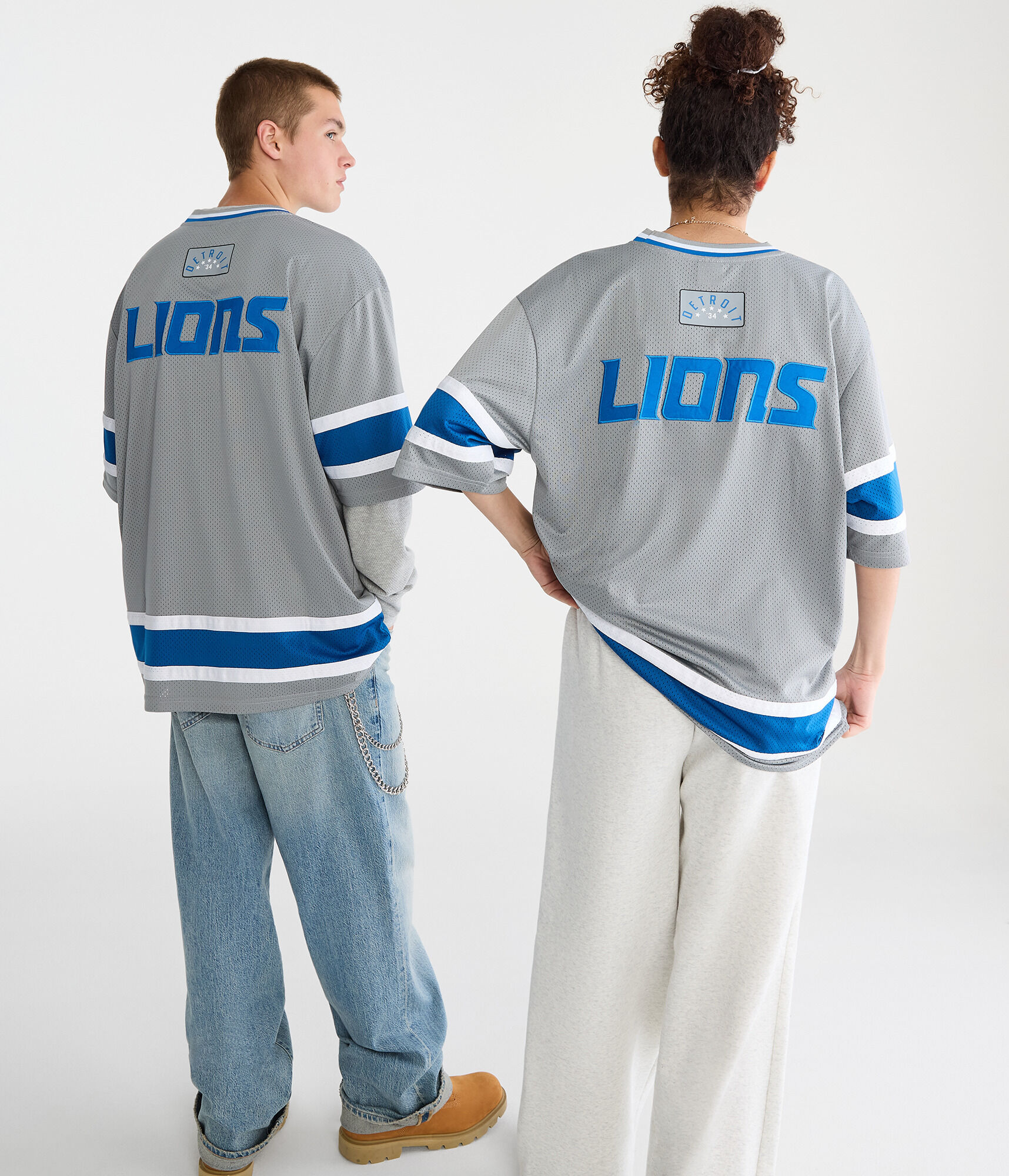 Detroit Lions Football Mesh Top