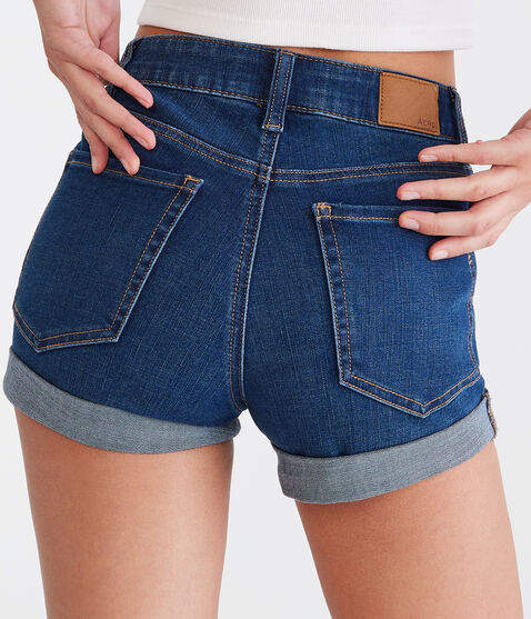 Flex Effects High-Rise Denim Midi Shorts Flex Effects High-Rise Denim Midi Shorts