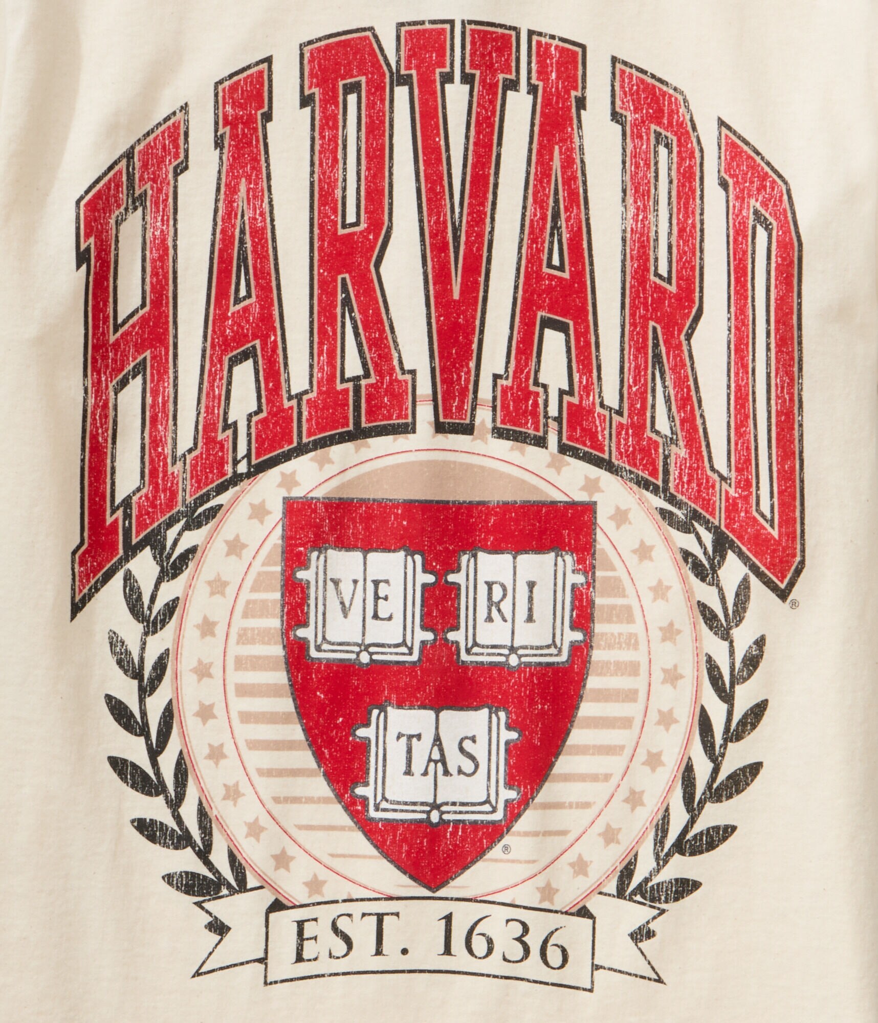 Harvard Crest Oversized Graphic Tee