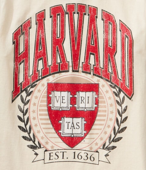Harvard Crest Oversized Graphic Tee Harvard Crest Oversized Graphic Tee