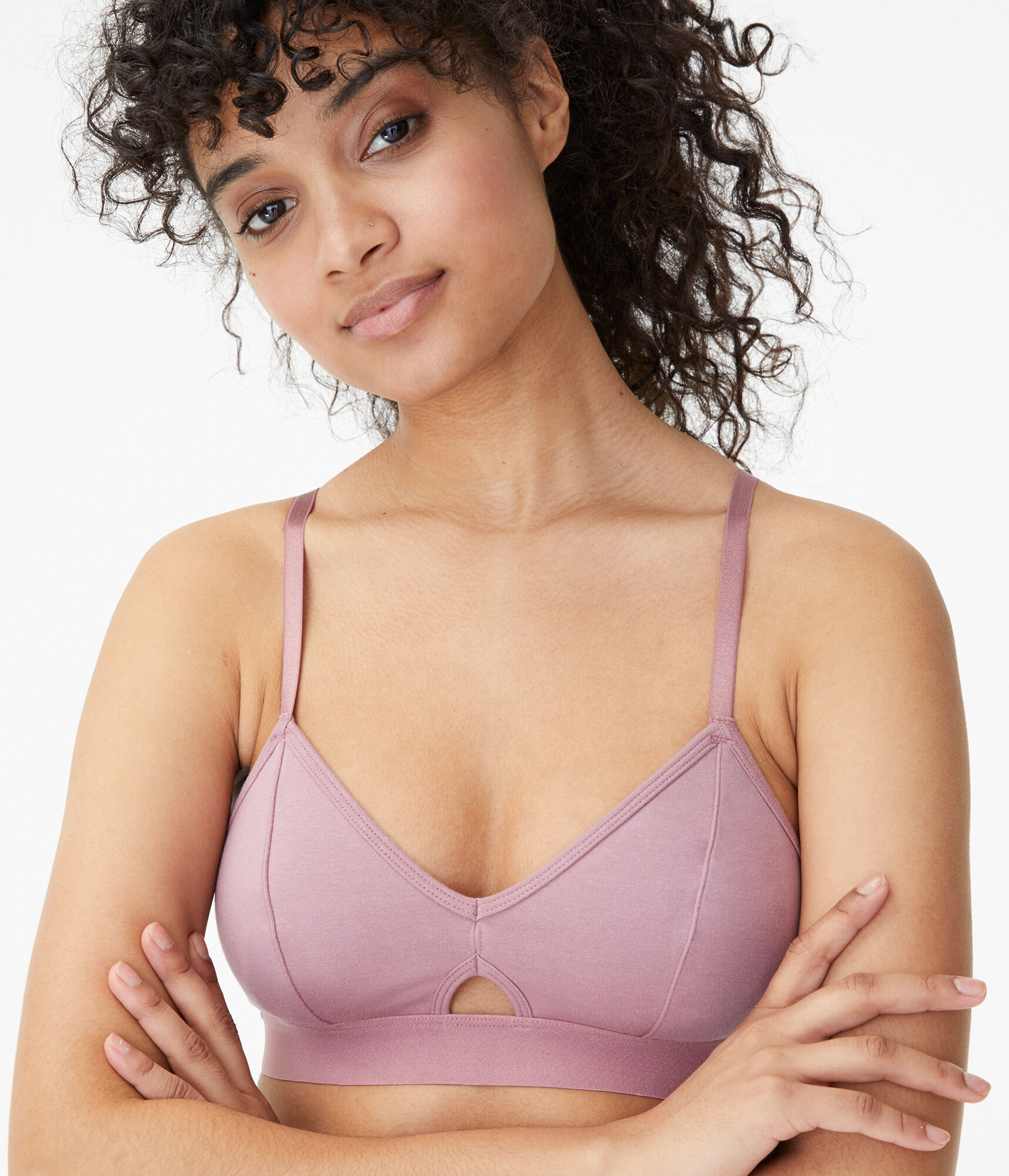 Cutout Triangle Bralette