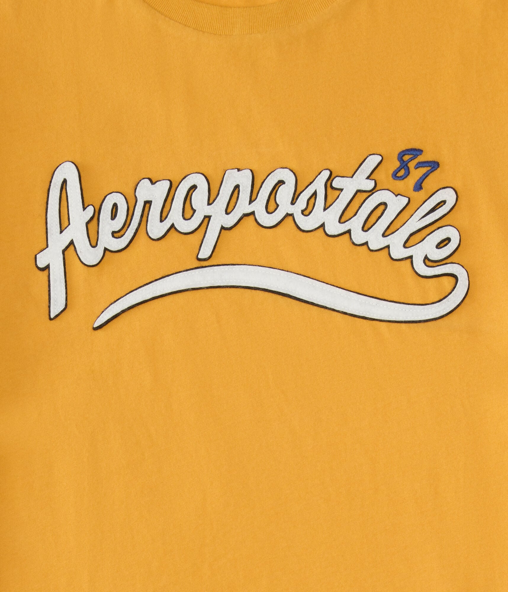 Aeropostale 87 Script Appliqué Graphic Tee