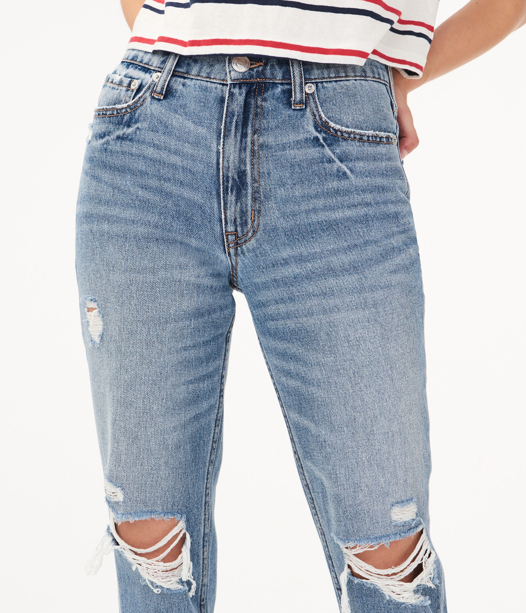 mom jeans skinny ankle