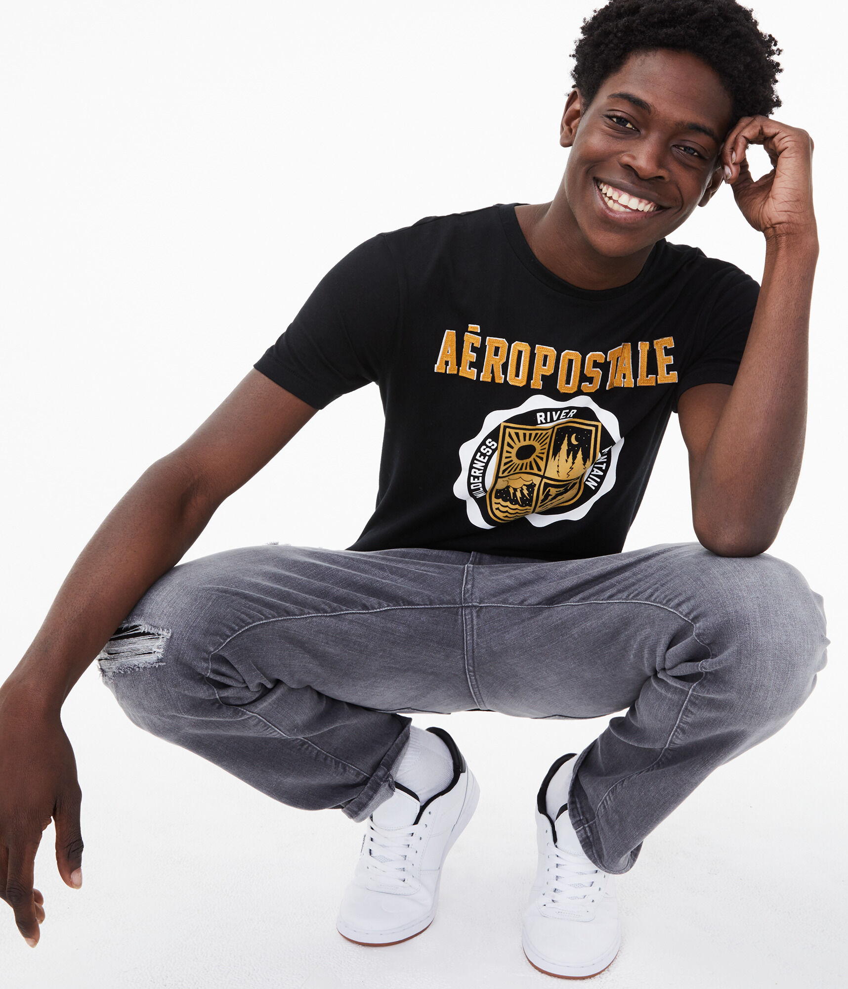 Aero Wilderness Crest Graphic Tee