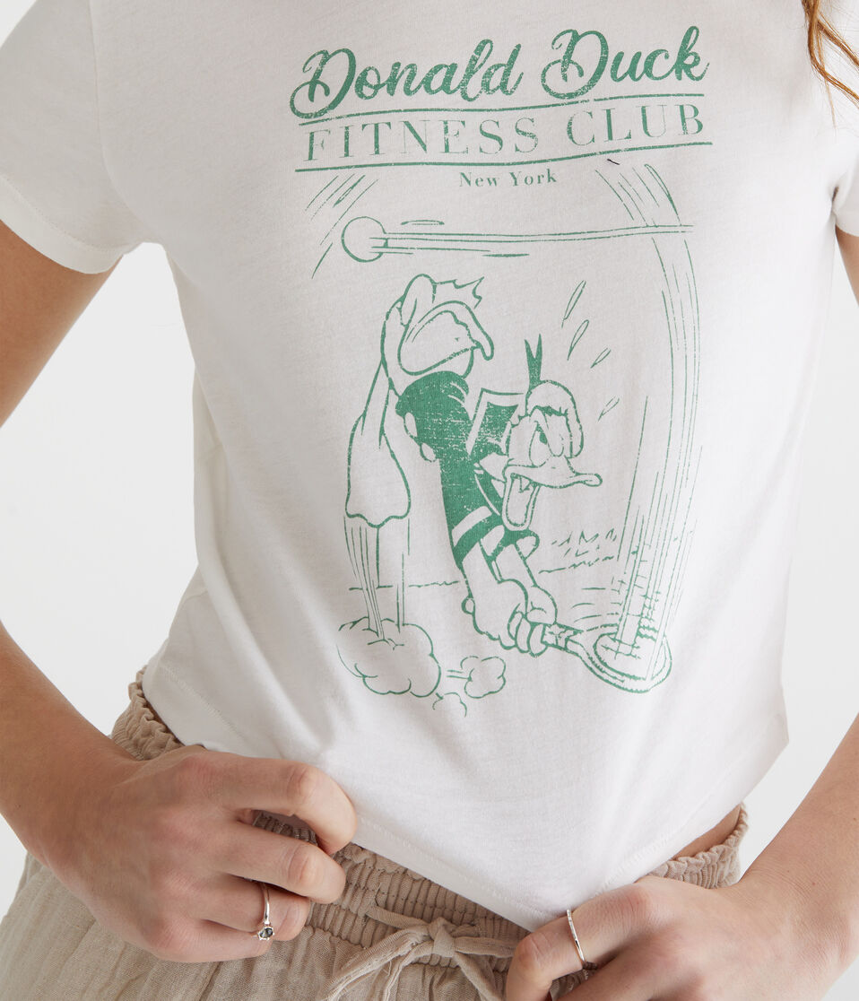 Donald Duck Fitness Club Vintage Fit Graphic Tee