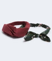 Floral & Solid Headband 2-Pack***
