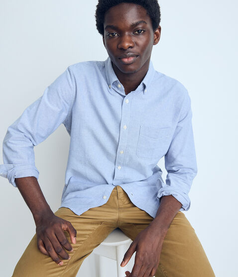 Long Sleeve Oxford Uniform Shirt Long Sleeve Oxford Uniform Shirt