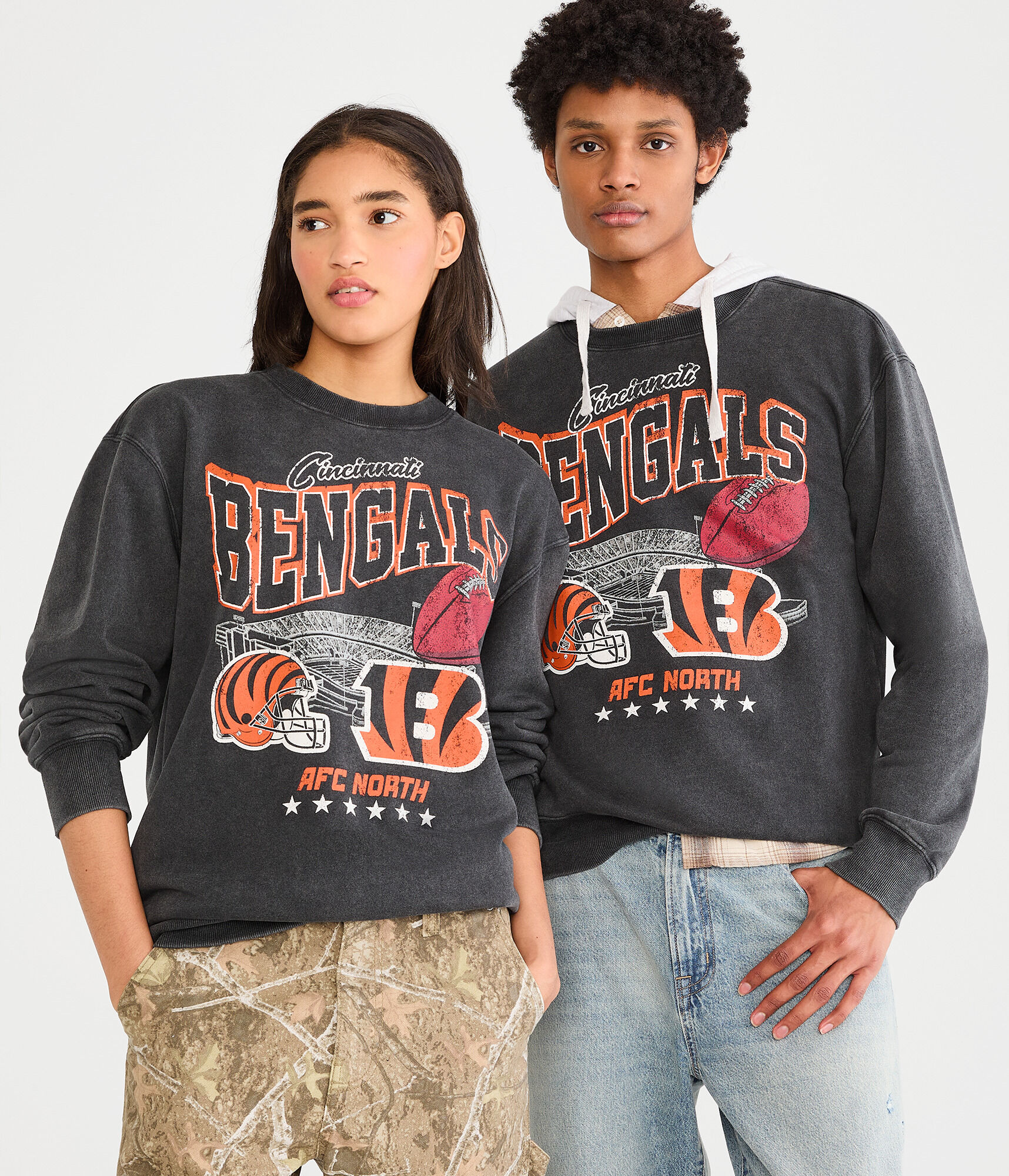 Cincinnati Bengals Stadium Crew Sweatshirt
