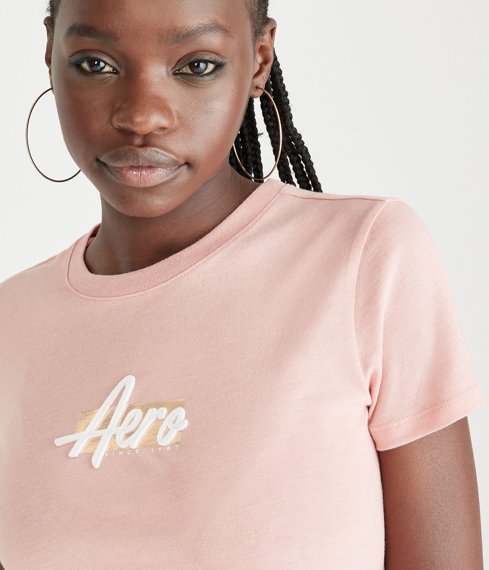 Aero Box Logo Appliqu&eacute; Graphic Tee