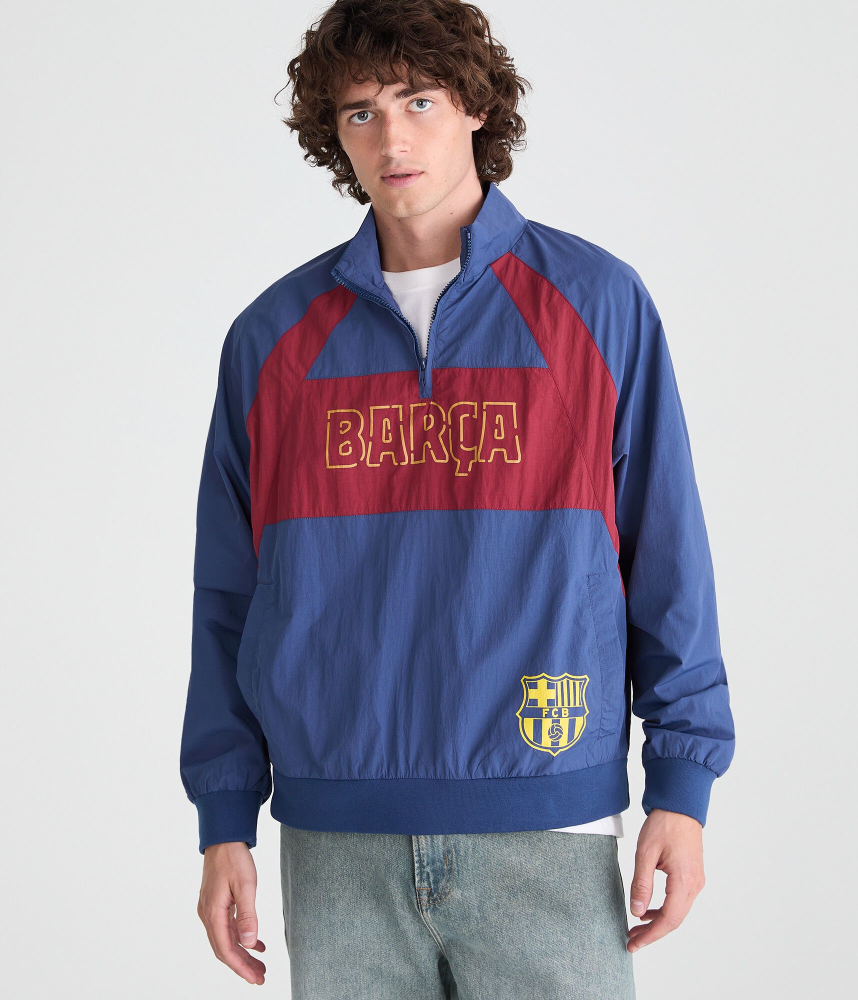 FC Barcelona Quarter-Zip Track Jacket