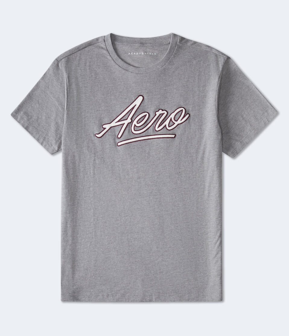Aero Script Appliqué Graphic Tee