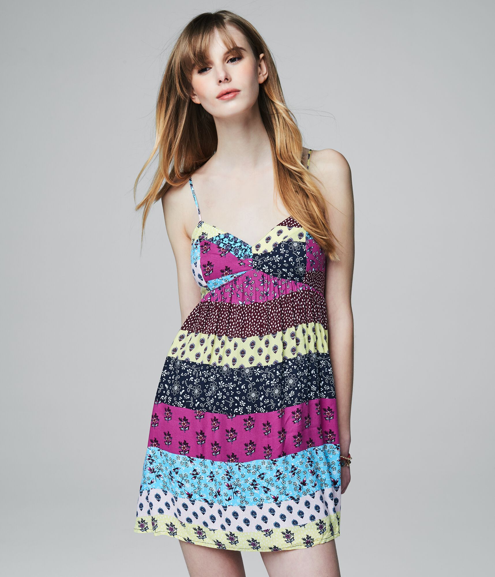 Prince &amp; Fox Patchwork Babydoll Dress