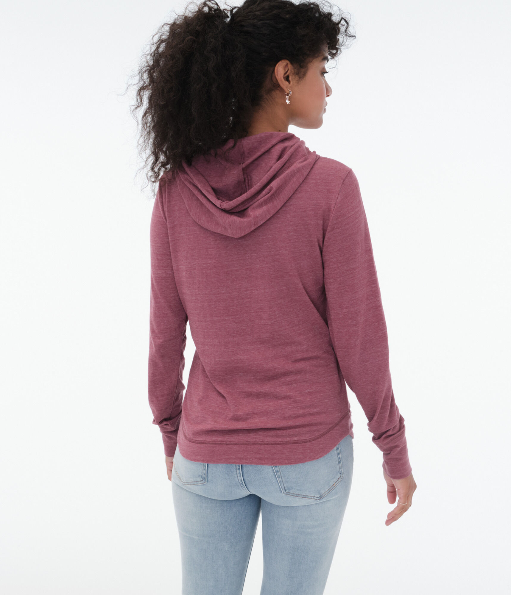 Long Sleeve Aero NY Hooded Graphic Tee***