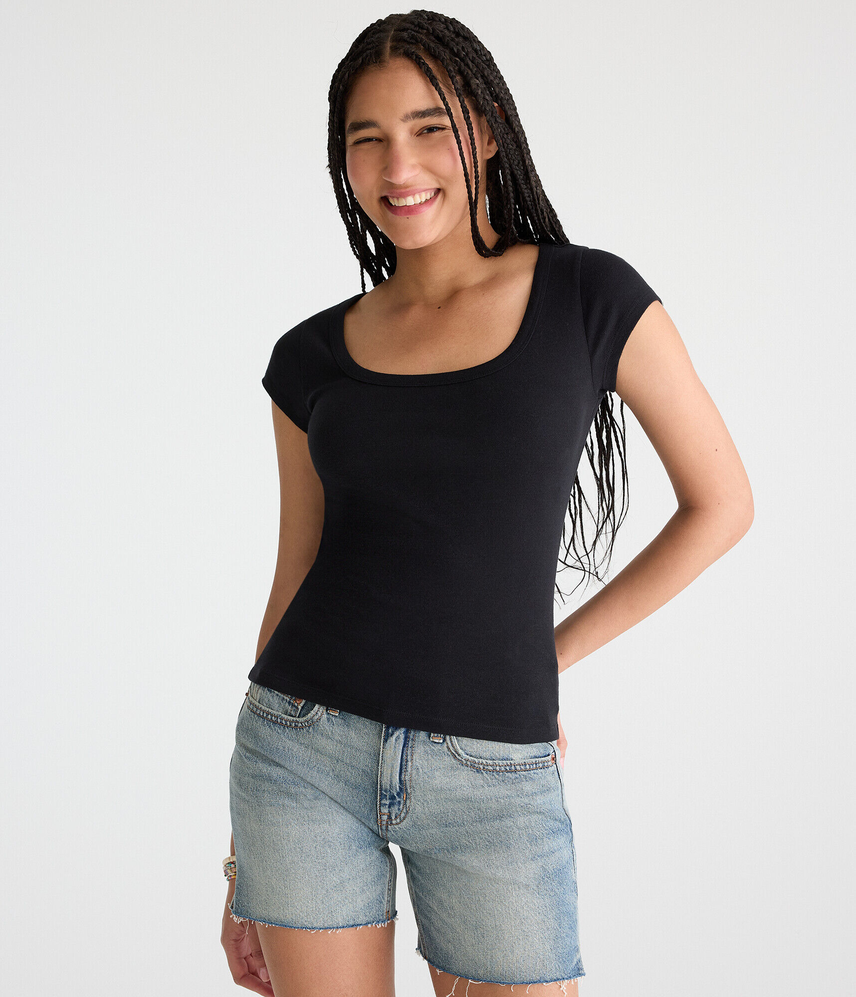 Seriously Soft Scoop-Neck Tee