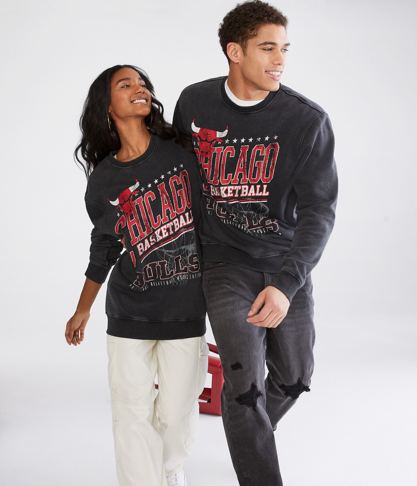 Chicago Bulls Basketball Crew Sweatshirt