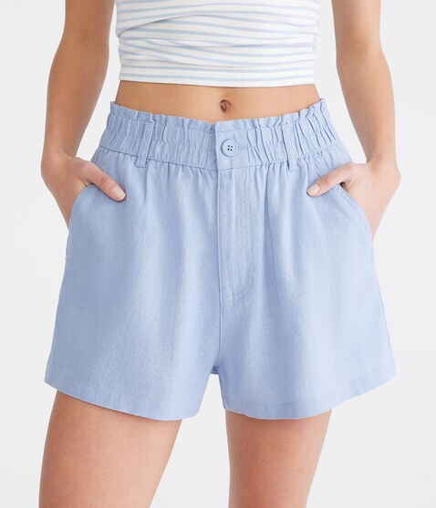 High-Rise Linen Shorts High-Rise Linen Shorts