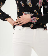 Long Sleeve Floral Smocked Off-The-Shoulder Top