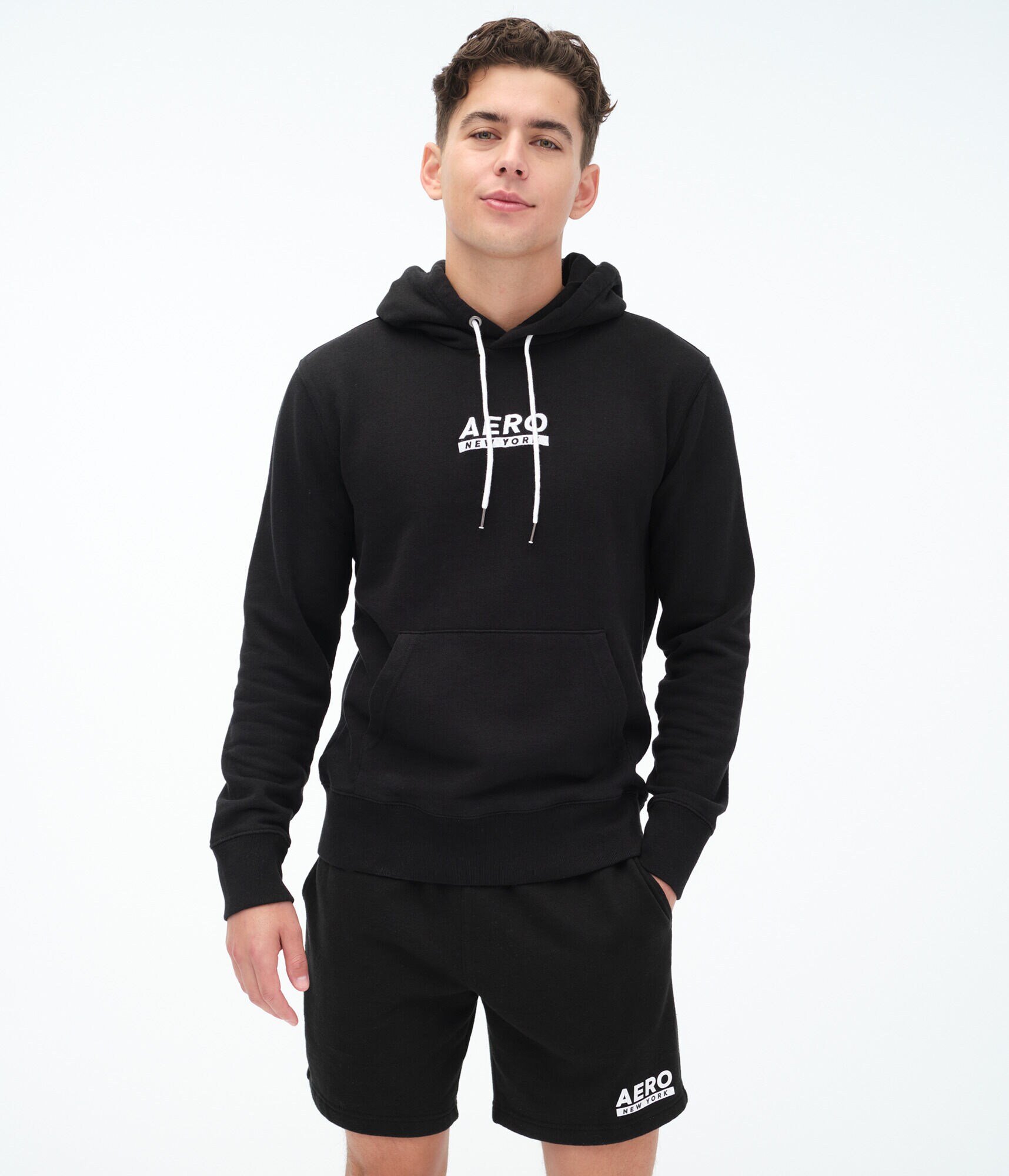 Aero New York Logo Pullover Hoodie