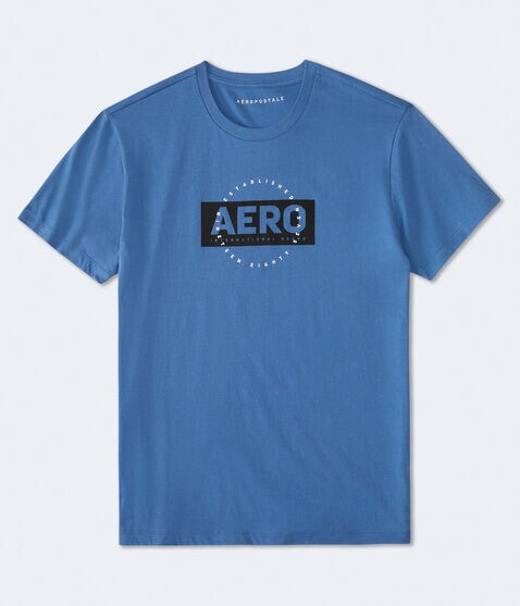 Aero Circle Box Logo Graphic Tee Aero Circle Box Logo Graphic Tee