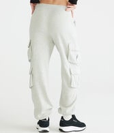 High-Rise Bungee Cargo Sweatpants