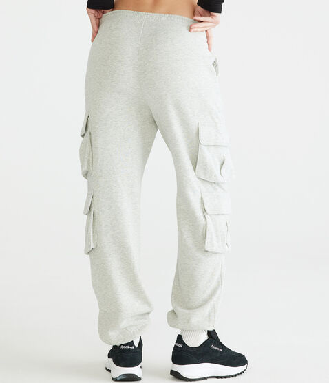 High-Rise Bungee Cargo Sweatpants