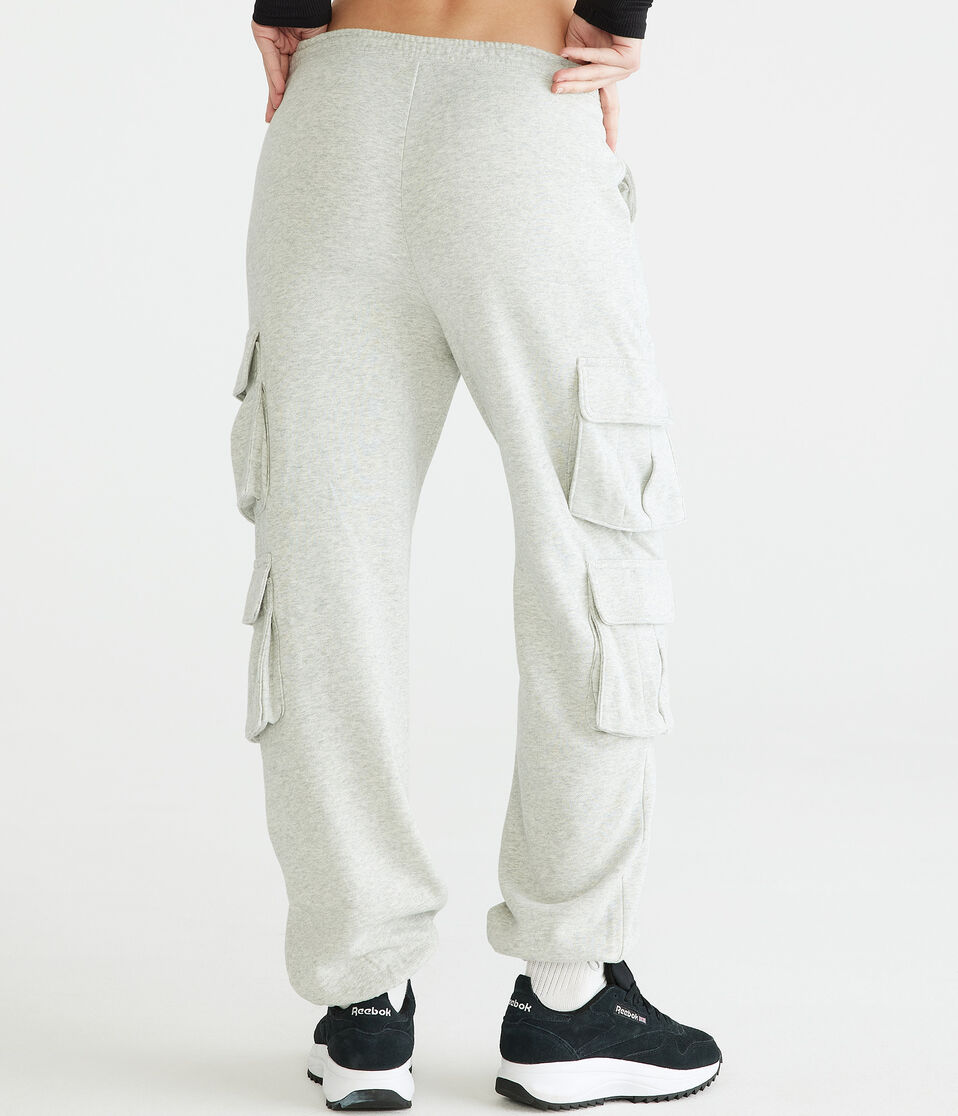 High-Rise Bungee Cargo Sweatpants
