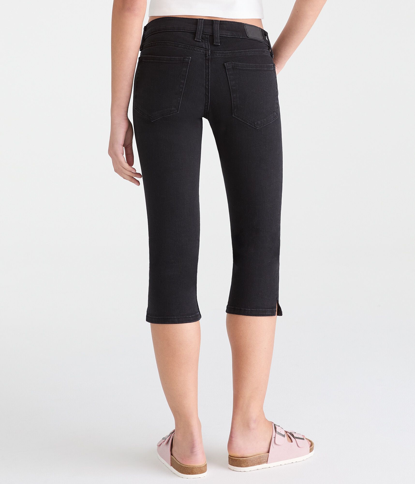 Super Low-Rise Skinny Denim Capris