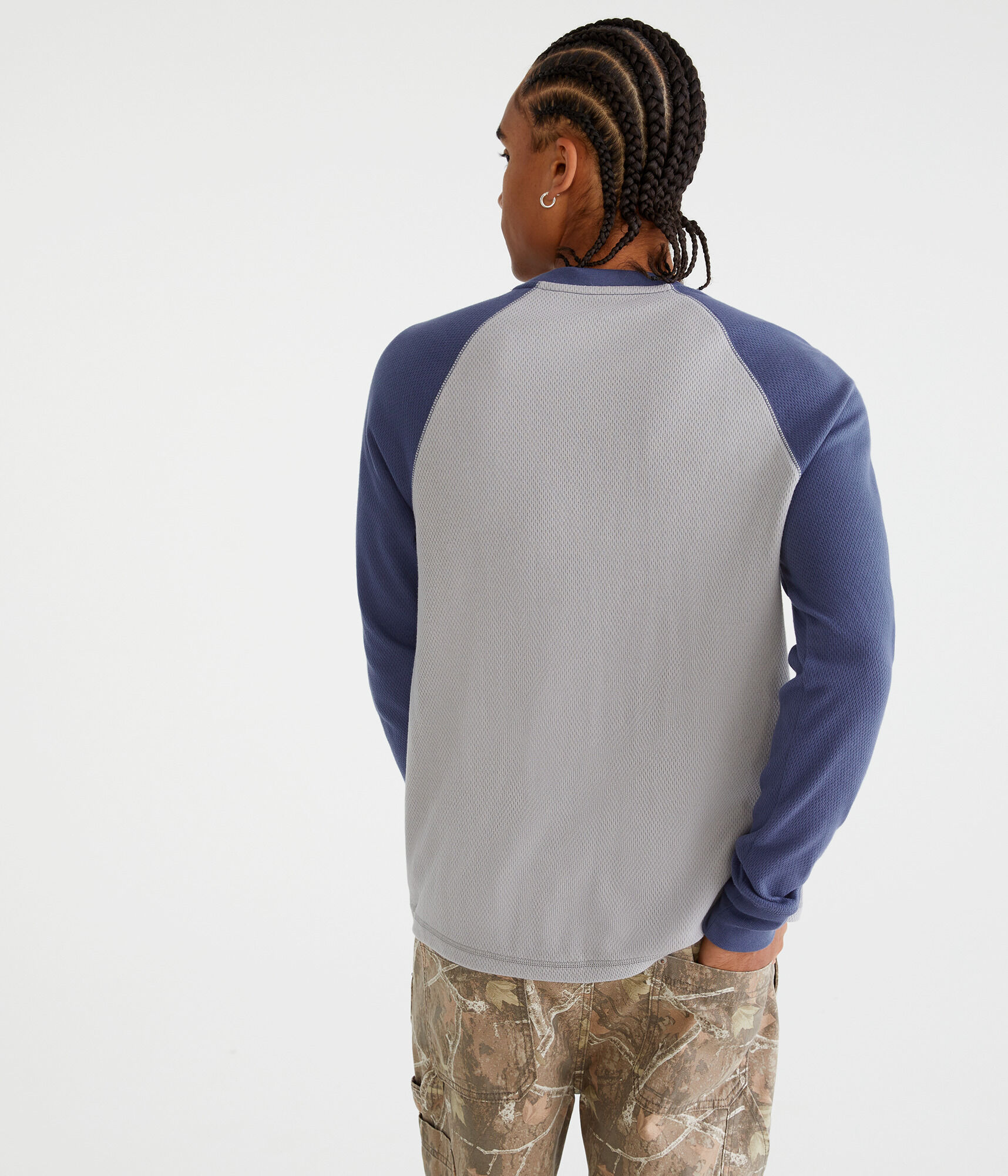 Long Sleeve Aero 1987 Raglan Thermal Crew Tee