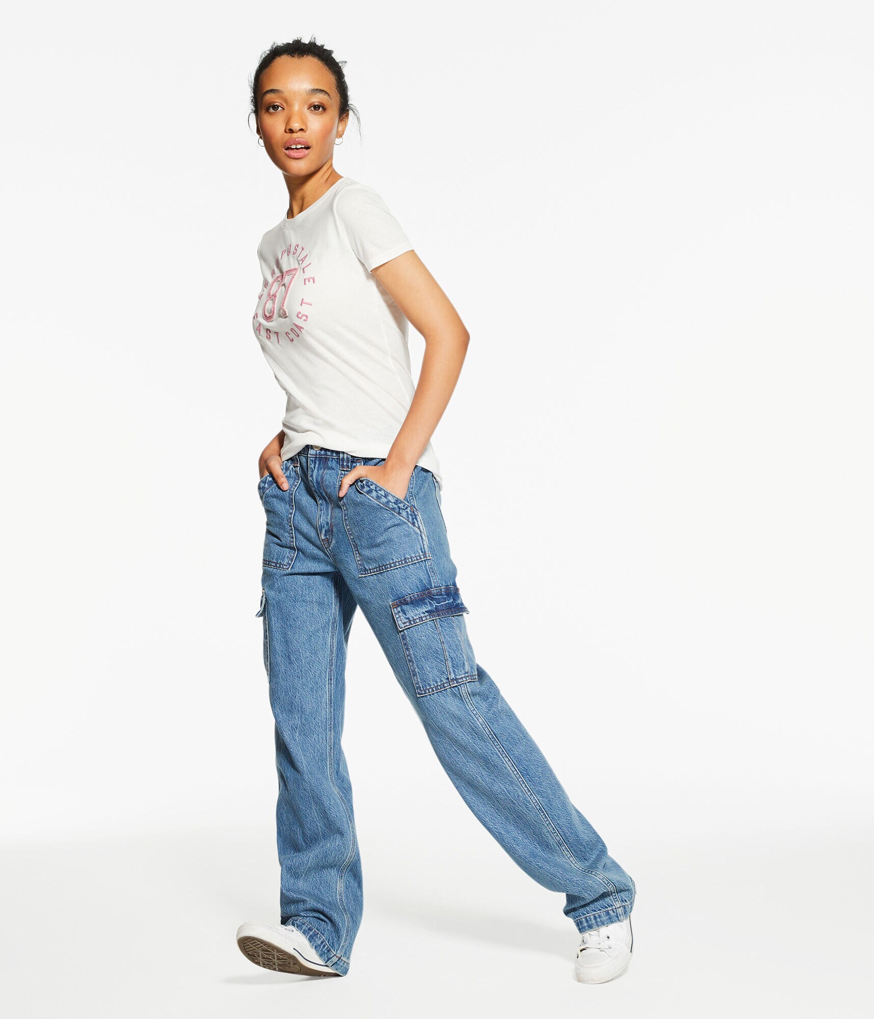 Aeropostale East Coast Appliqu&eacute; Graphic Tee