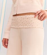 Demetra for Aero Floral Fold-Over Sleep Pants