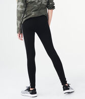 High-Waisted Side-Stripe Leggings