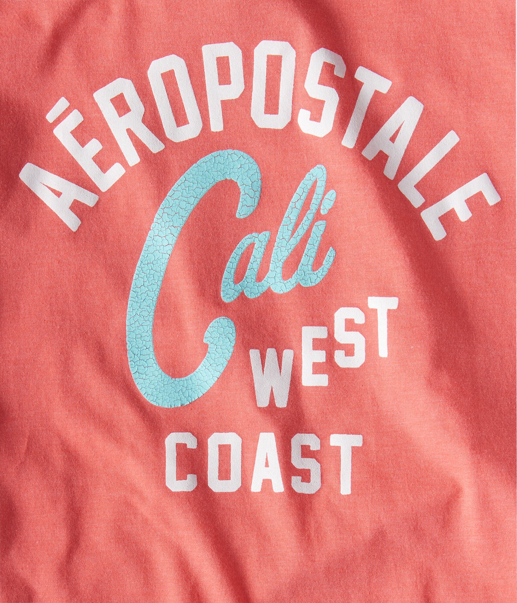 Aeropostale West Coast Logo Graphic Tee