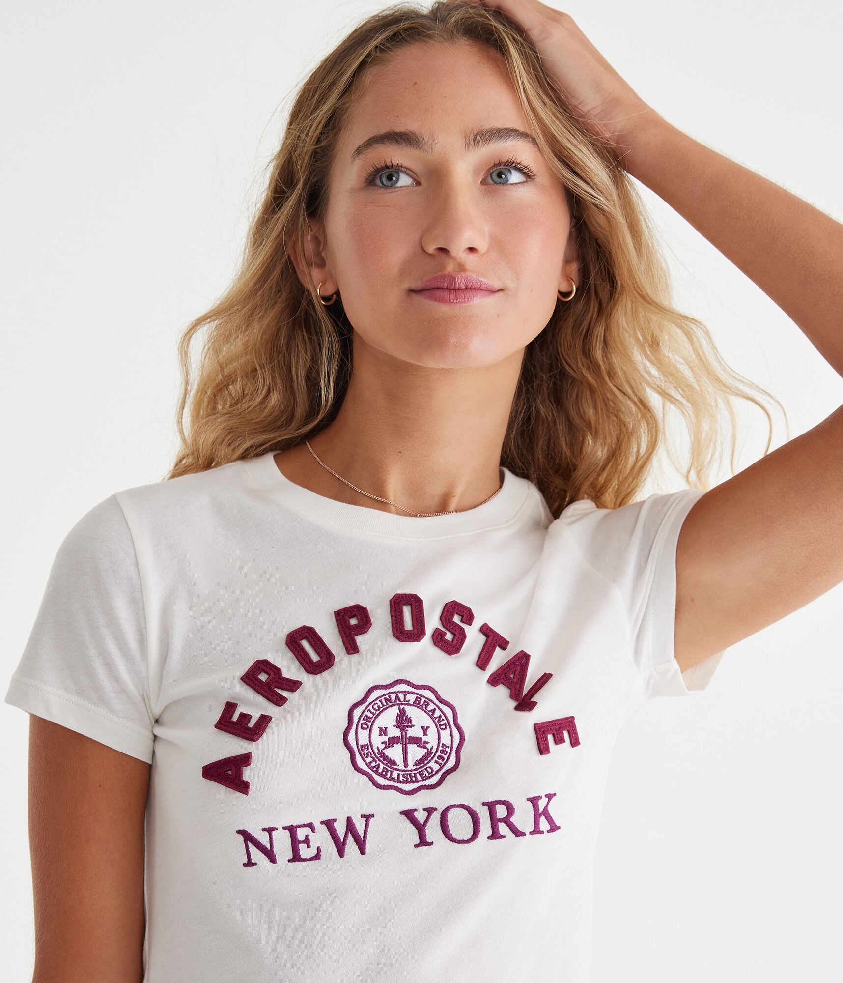 Aeropostale New York Appliqué Graphic Tee