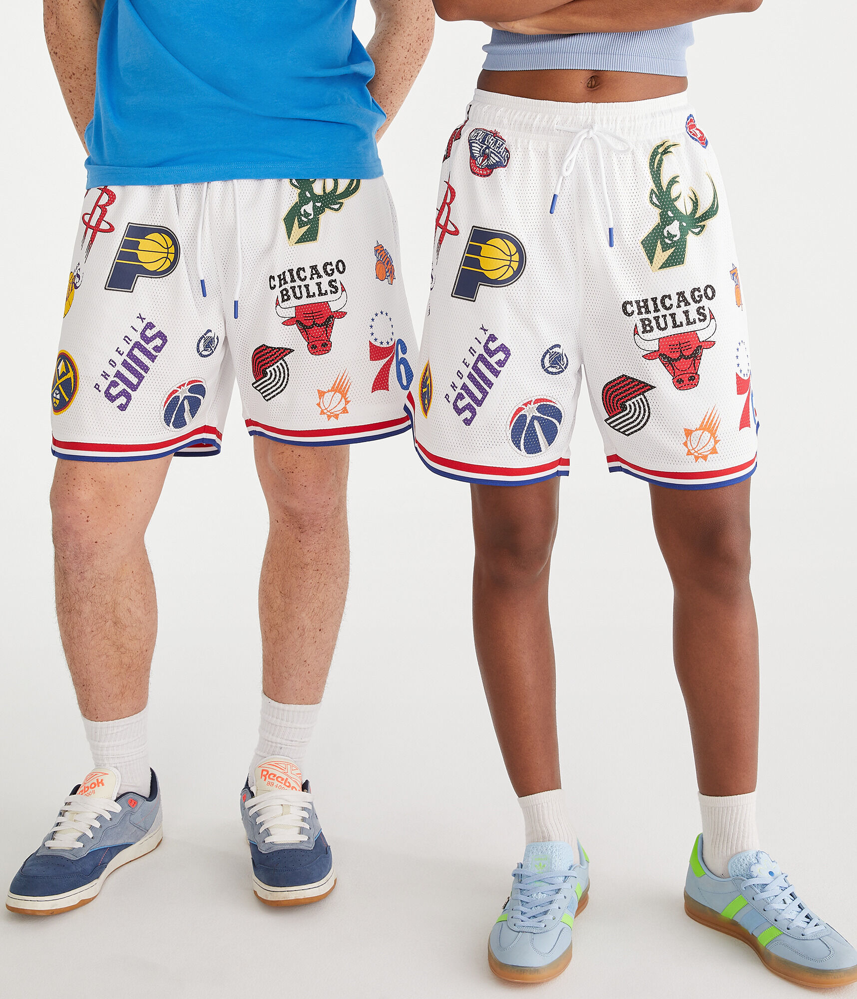 NBA Team Logos Mesh Shorts 6"