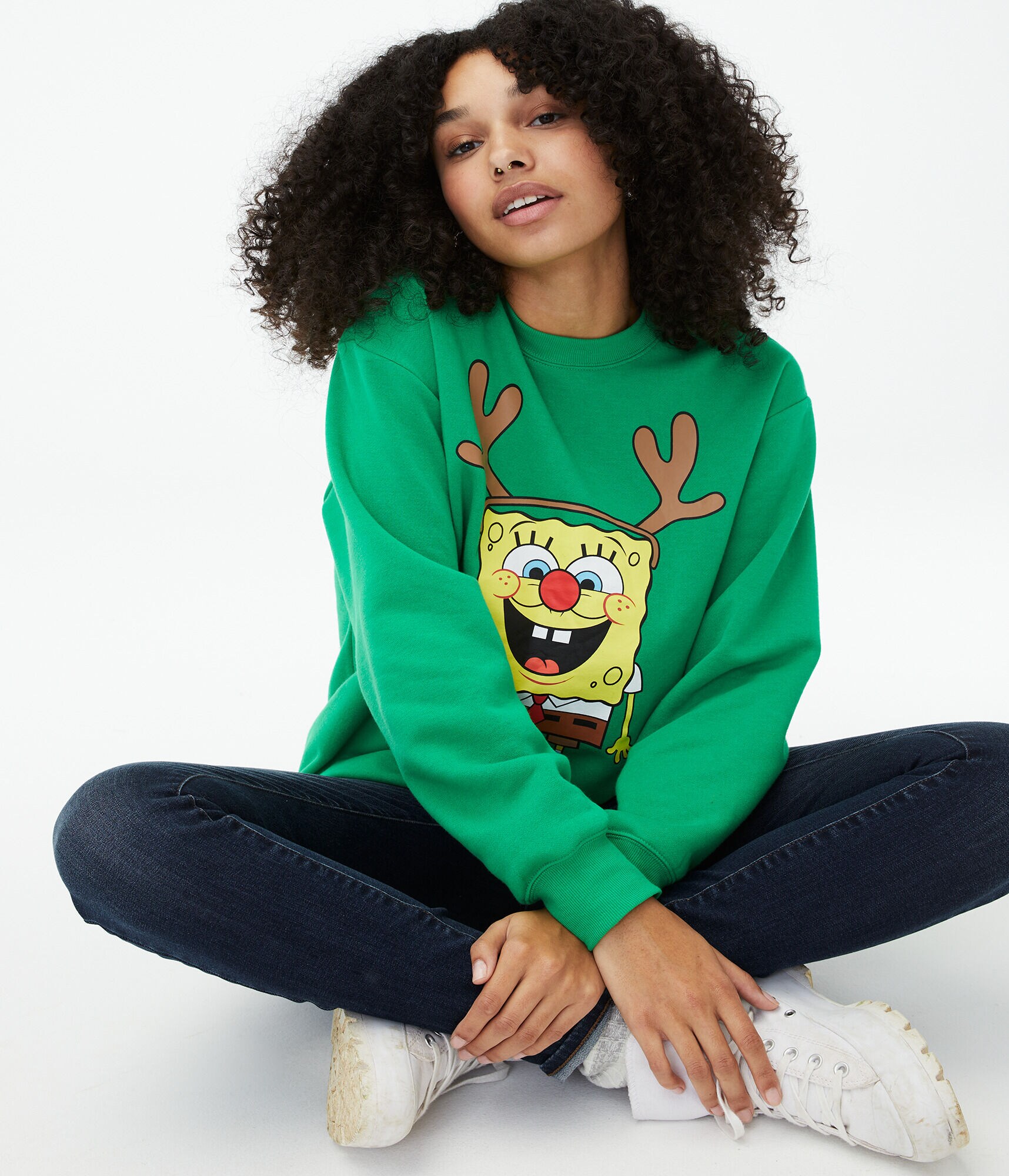 SpongeBob Christmas Crew Sweatshirt