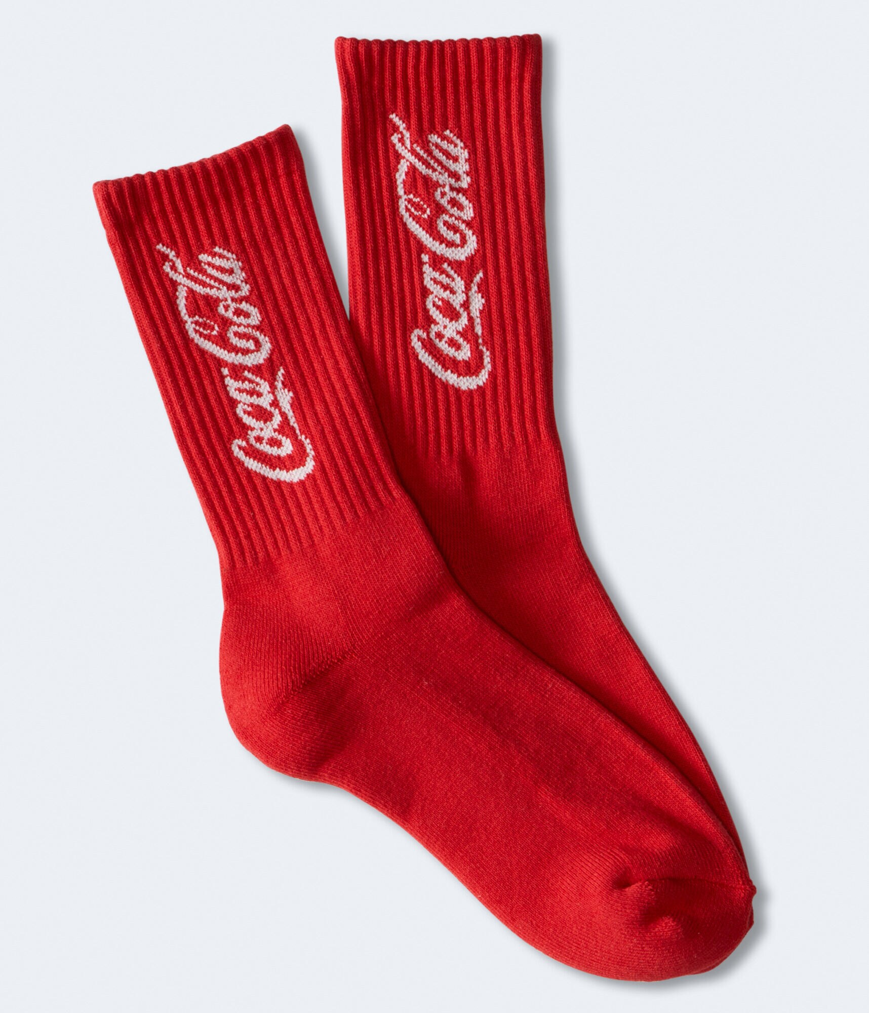 Coca-Cola&reg; by A&eacute;ropostale Coca-Cola Logo Crew Socks