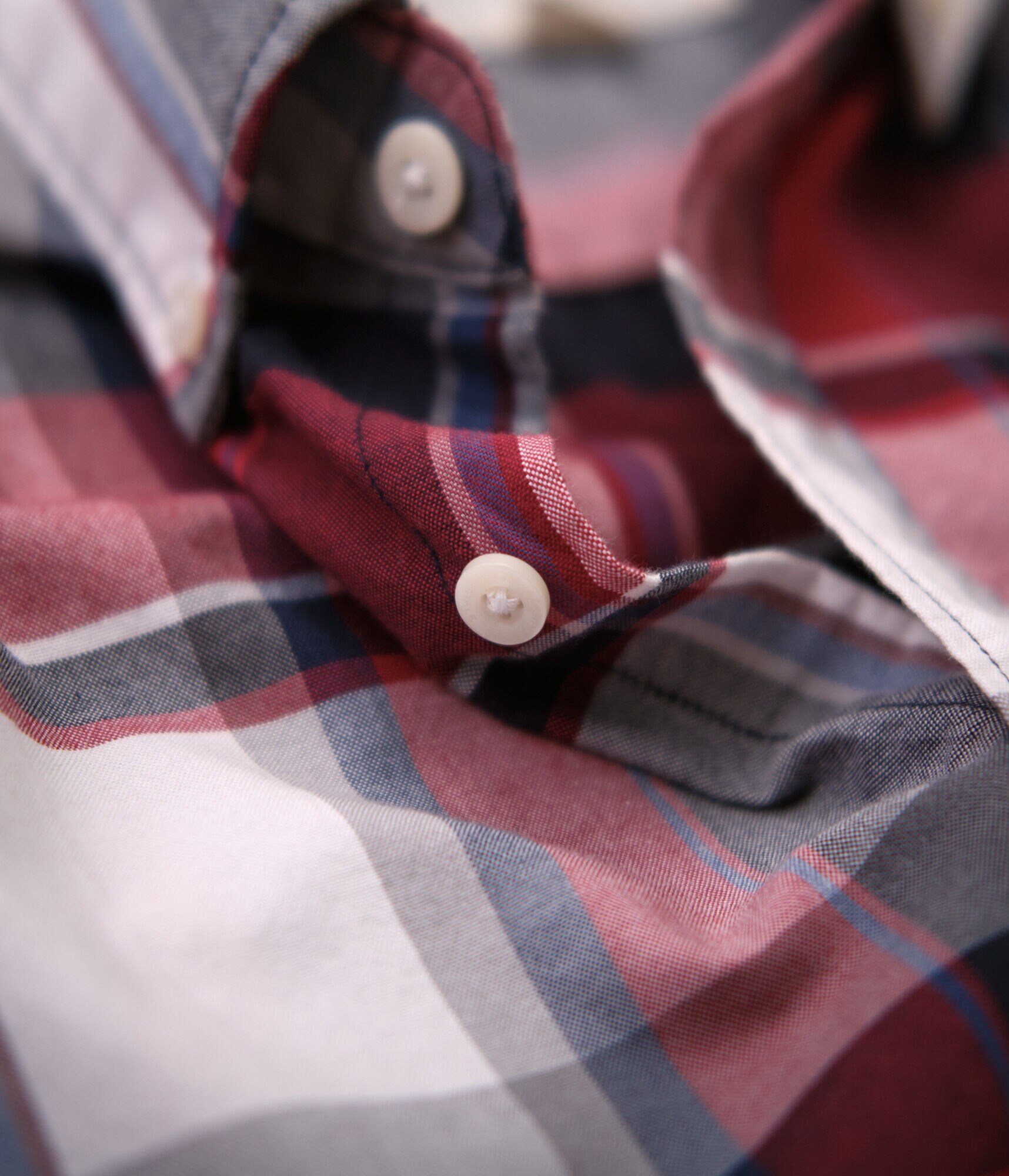 Americana Plaid Button-Down Shirt
