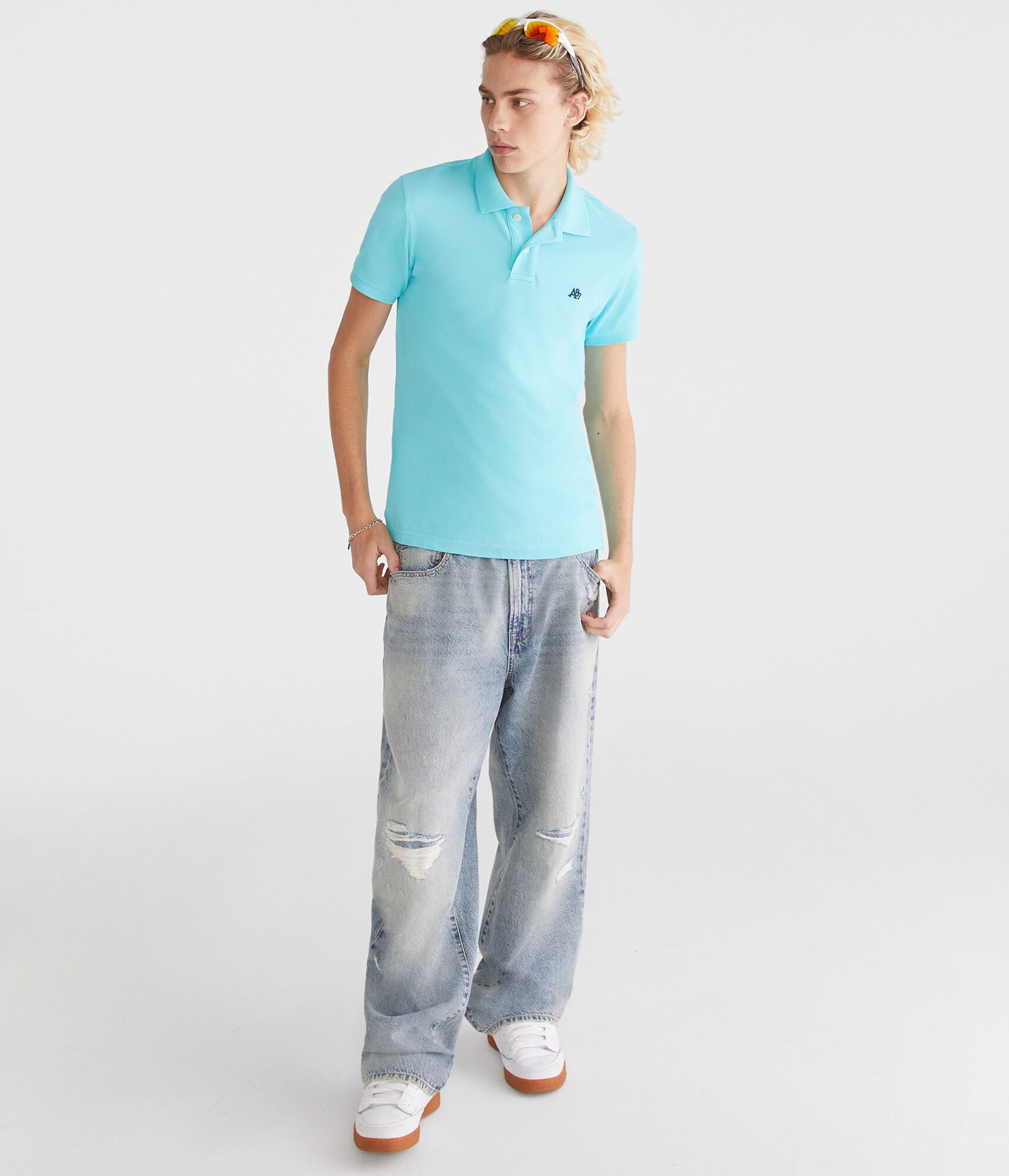 Eco A87 Logo Piqué Polo
