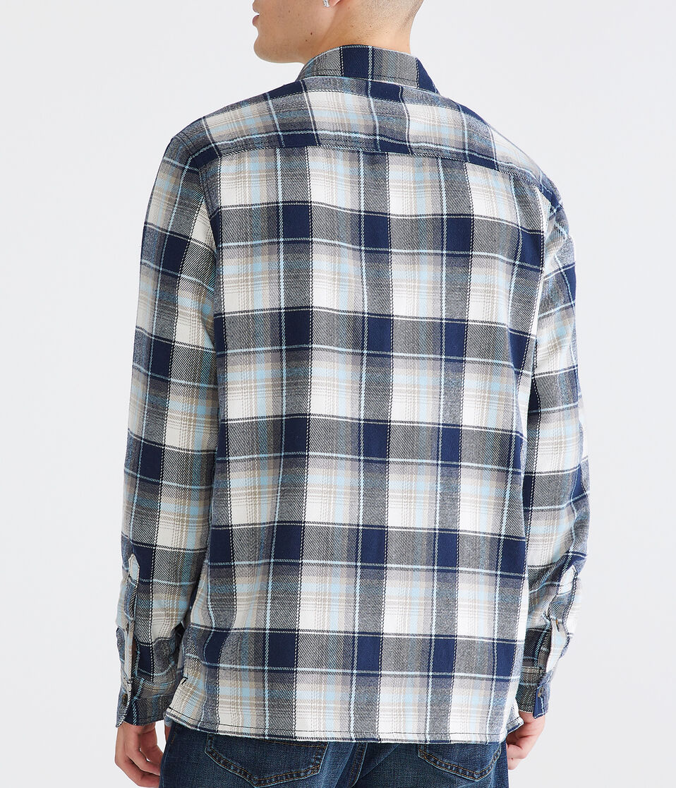 Lightweight Plaid Flannel Shacket