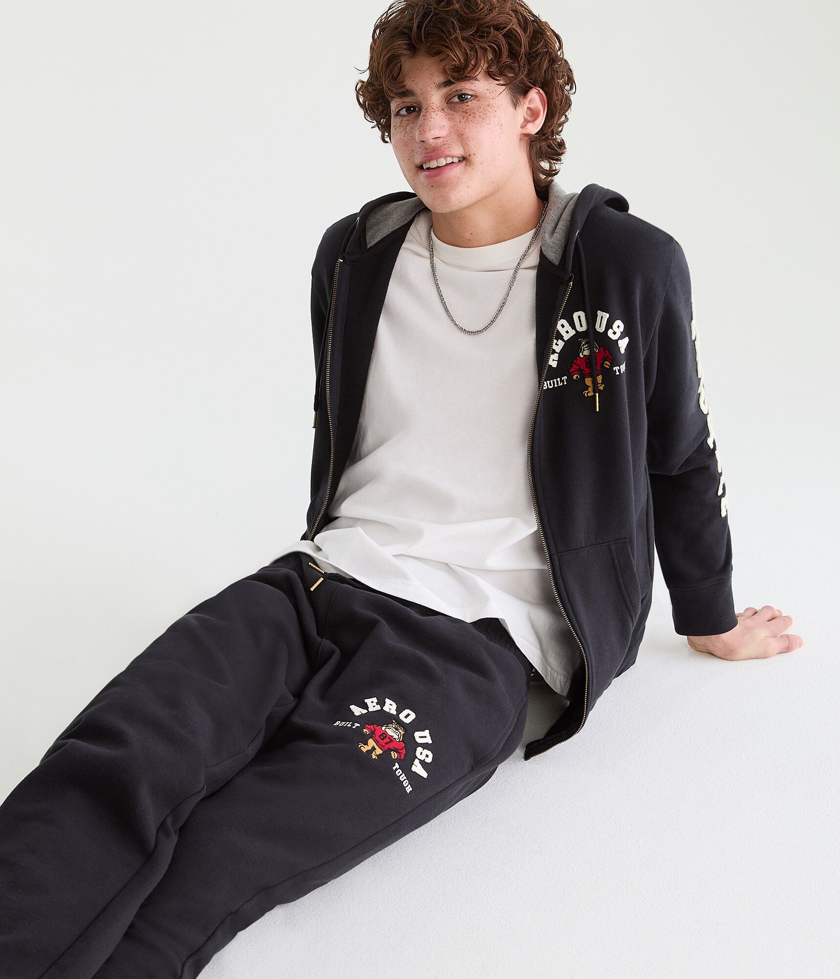 Aero Bulldog Heritage Full-Zip Hoodie