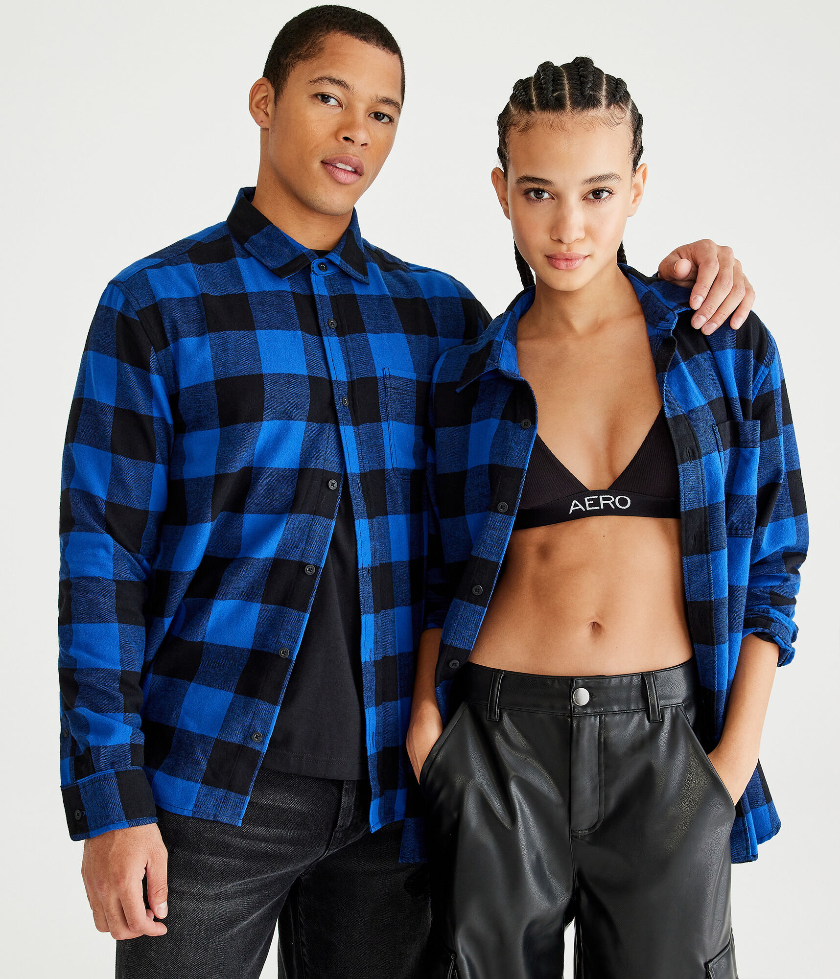 Long Sleeve Buffalo Check Softspun Flannel Shirt