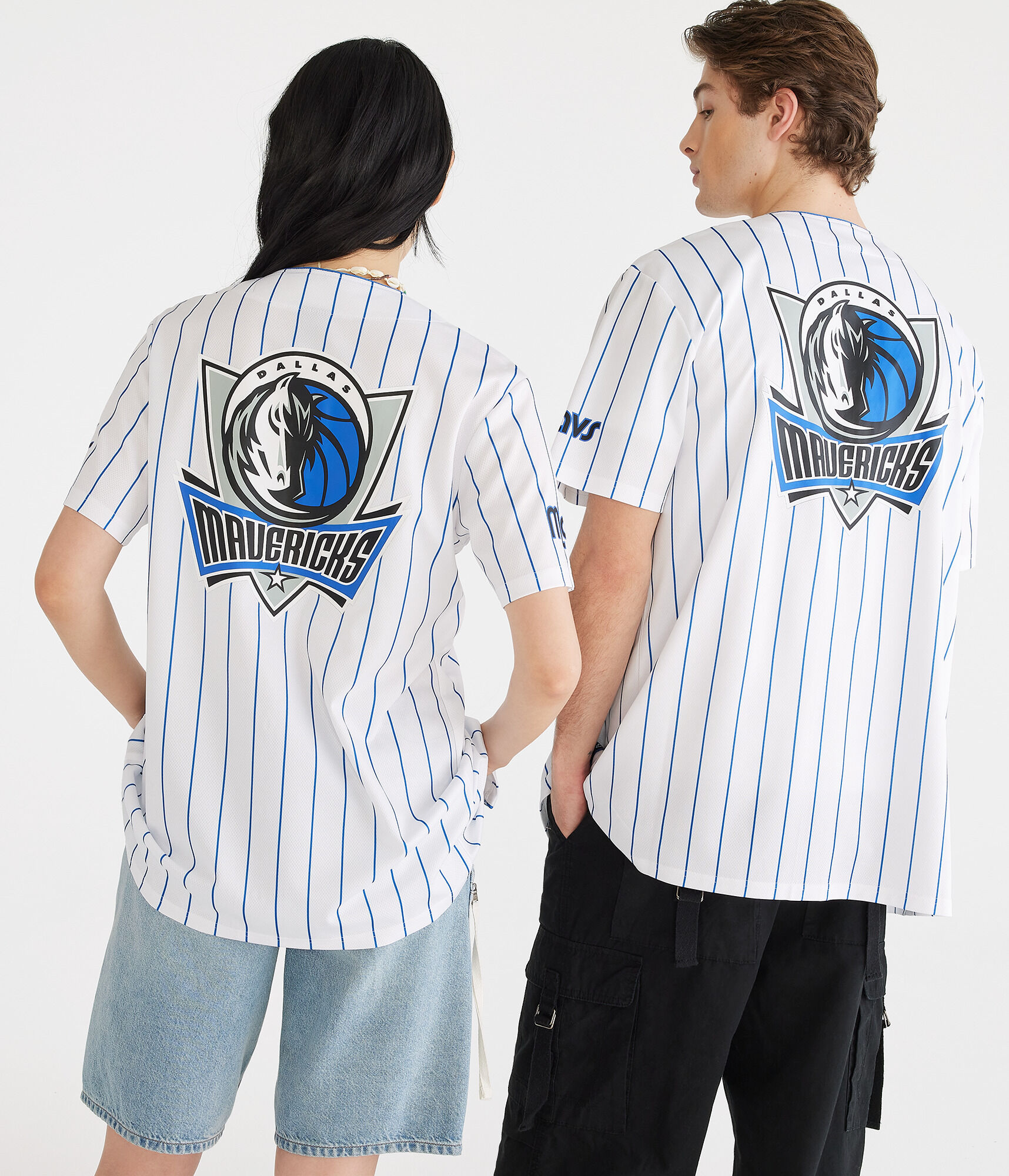 Dallas Mavericks Pinstripe Top