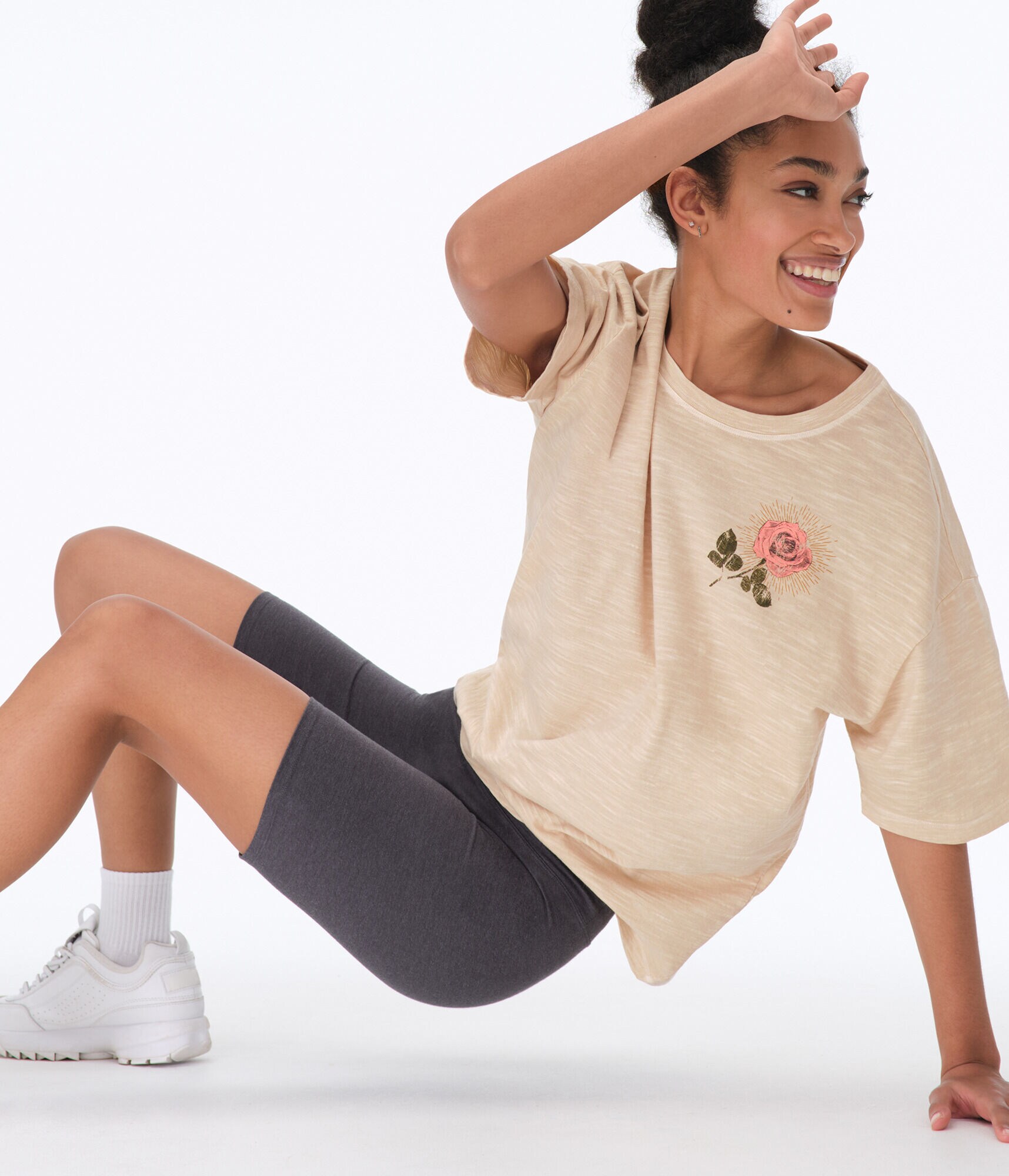 Celestial Rose Boyfriend Graphic Tee