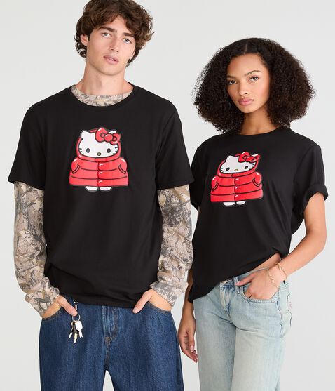 Hello Kitty | Aero Puffer Jacket Relaxed Graphic Tee Hello Kitty | Aero Puffer Jacket Relaxed Graphic Tee