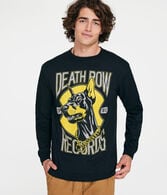 Long Sleeve Death Row Records Doberman Graphic Tee