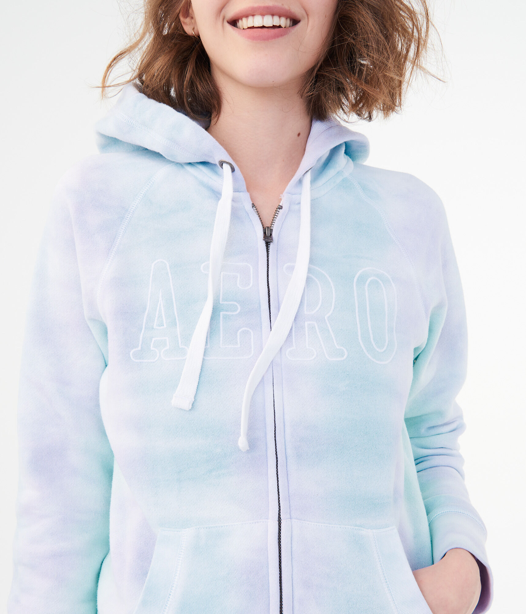 tye dye zip up