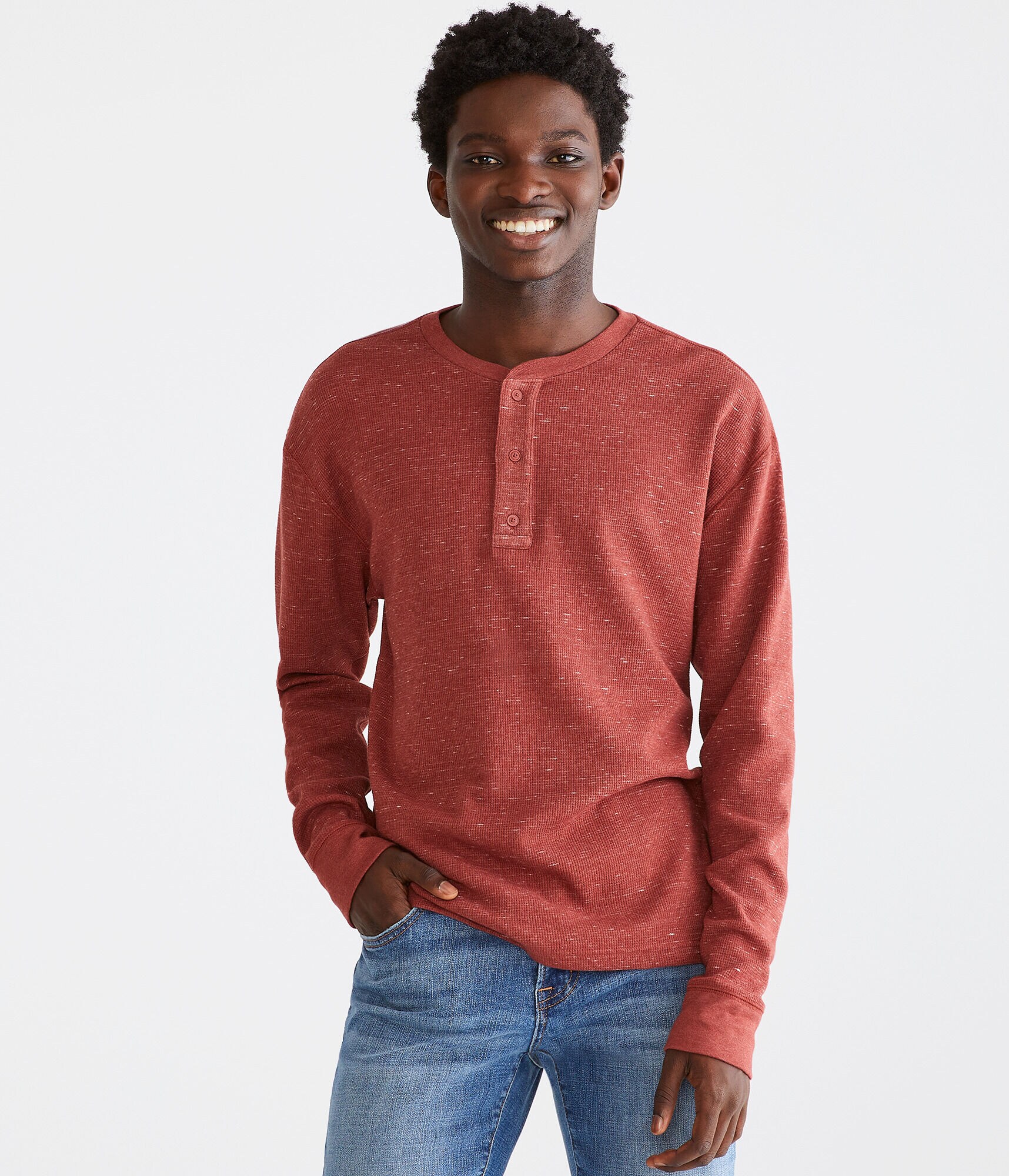 Long Sleeve Thermal Henley